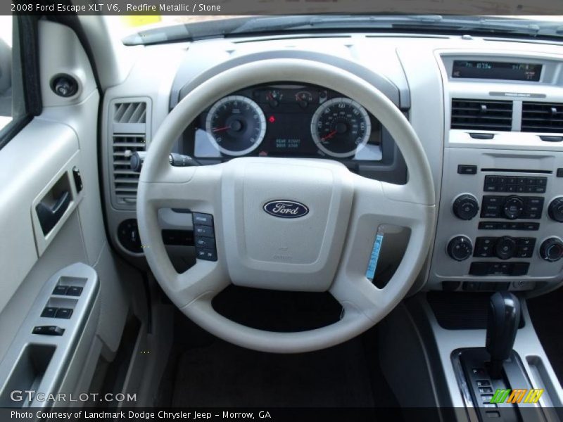 Redfire Metallic / Stone 2008 Ford Escape XLT V6