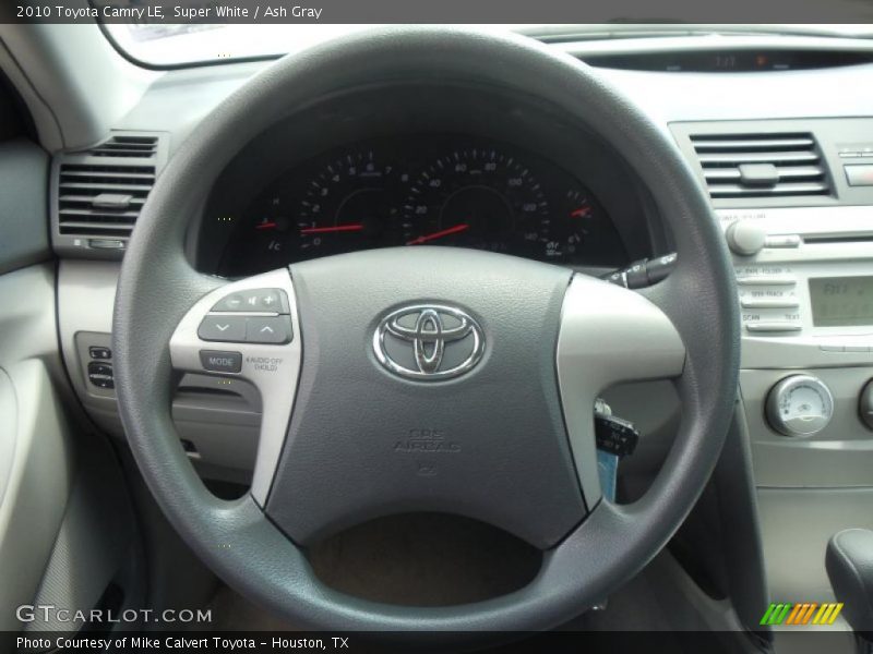 Super White / Ash Gray 2010 Toyota Camry LE