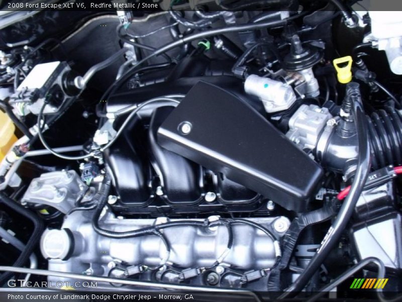 Redfire Metallic / Stone 2008 Ford Escape XLT V6