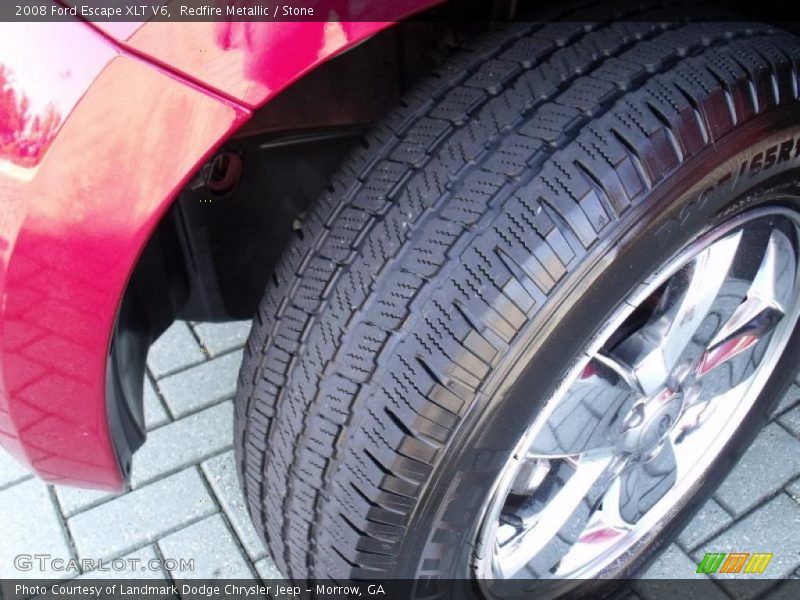Redfire Metallic / Stone 2008 Ford Escape XLT V6