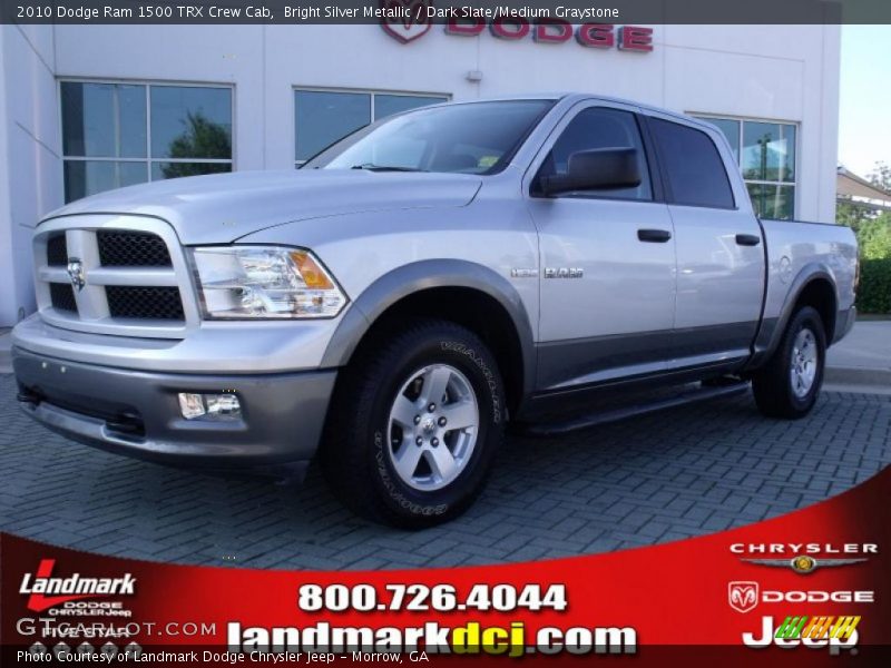 Bright Silver Metallic / Dark Slate/Medium Graystone 2010 Dodge Ram 1500 TRX Crew Cab