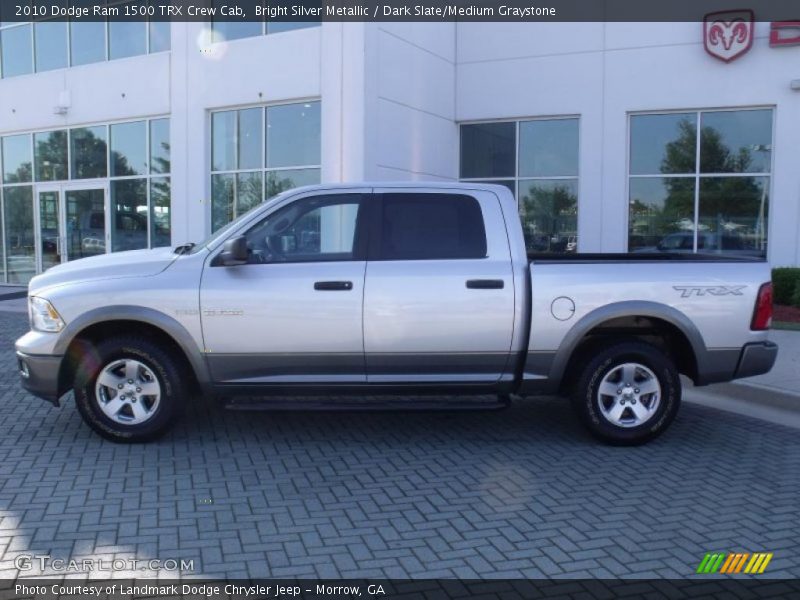 Bright Silver Metallic / Dark Slate/Medium Graystone 2010 Dodge Ram 1500 TRX Crew Cab