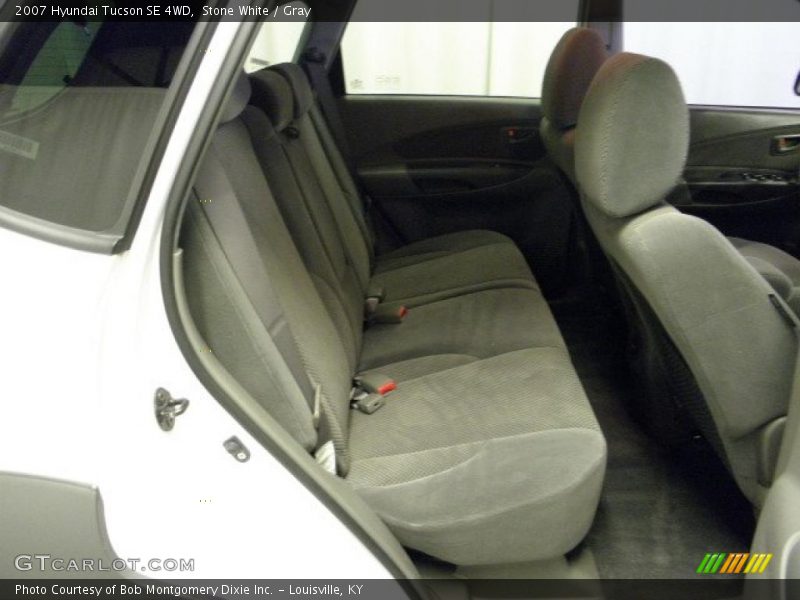 Stone White / Gray 2007 Hyundai Tucson SE 4WD