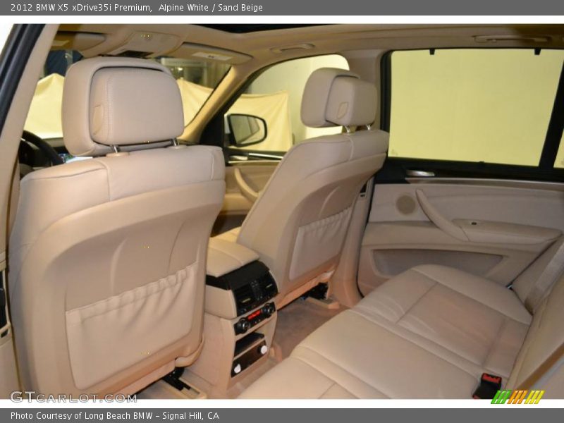 Alpine White / Sand Beige 2012 BMW X5 xDrive35i Premium