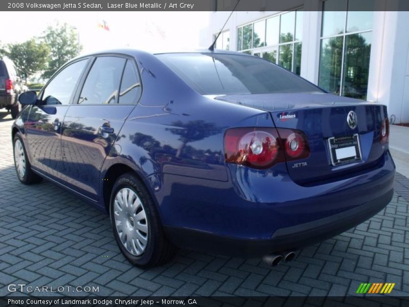 Laser Blue Metallic / Art Grey 2008 Volkswagen Jetta S Sedan