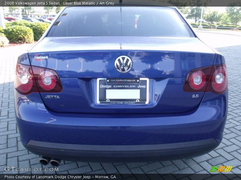Laser Blue Metallic / Art Grey 2008 Volkswagen Jetta S Sedan