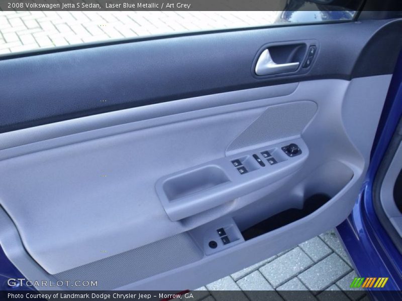Laser Blue Metallic / Art Grey 2008 Volkswagen Jetta S Sedan
