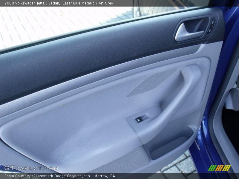 Laser Blue Metallic / Art Grey 2008 Volkswagen Jetta S Sedan