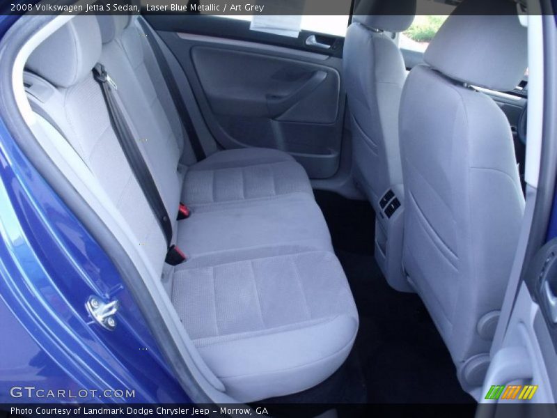 Laser Blue Metallic / Art Grey 2008 Volkswagen Jetta S Sedan