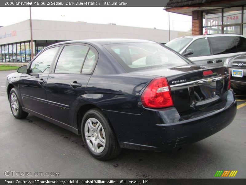 Dark Blue Metallic / Titanium Gray 2006 Chevrolet Malibu LS Sedan