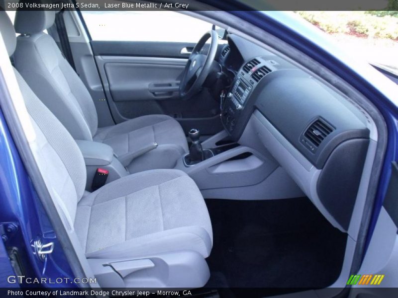 Laser Blue Metallic / Art Grey 2008 Volkswagen Jetta S Sedan