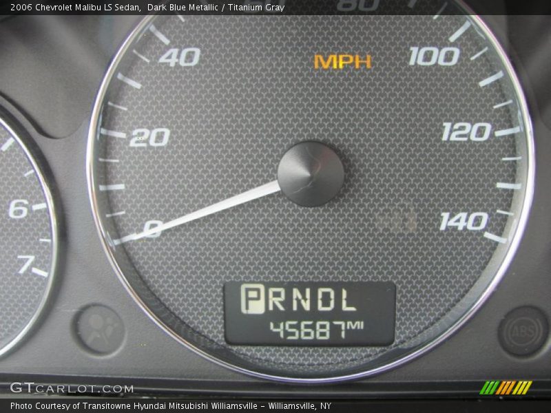 Dark Blue Metallic / Titanium Gray 2006 Chevrolet Malibu LS Sedan