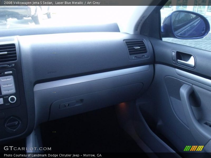 Laser Blue Metallic / Art Grey 2008 Volkswagen Jetta S Sedan