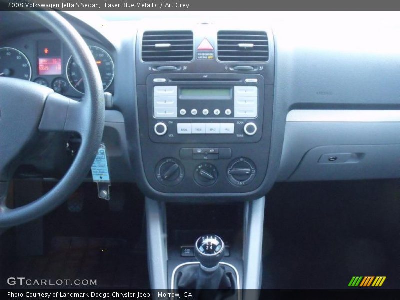 Laser Blue Metallic / Art Grey 2008 Volkswagen Jetta S Sedan