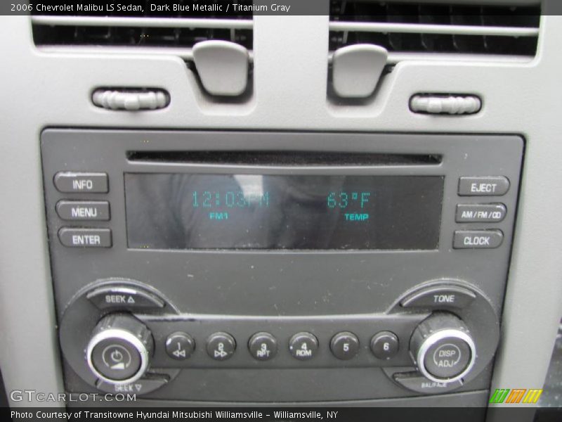 Dark Blue Metallic / Titanium Gray 2006 Chevrolet Malibu LS Sedan