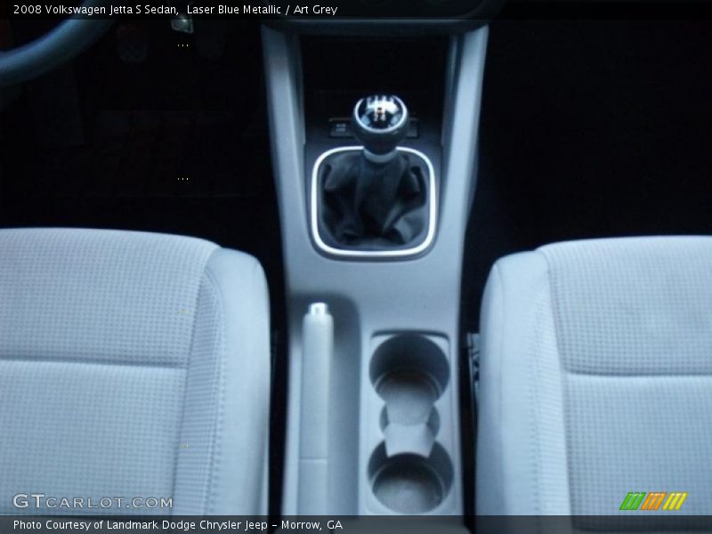 Laser Blue Metallic / Art Grey 2008 Volkswagen Jetta S Sedan
