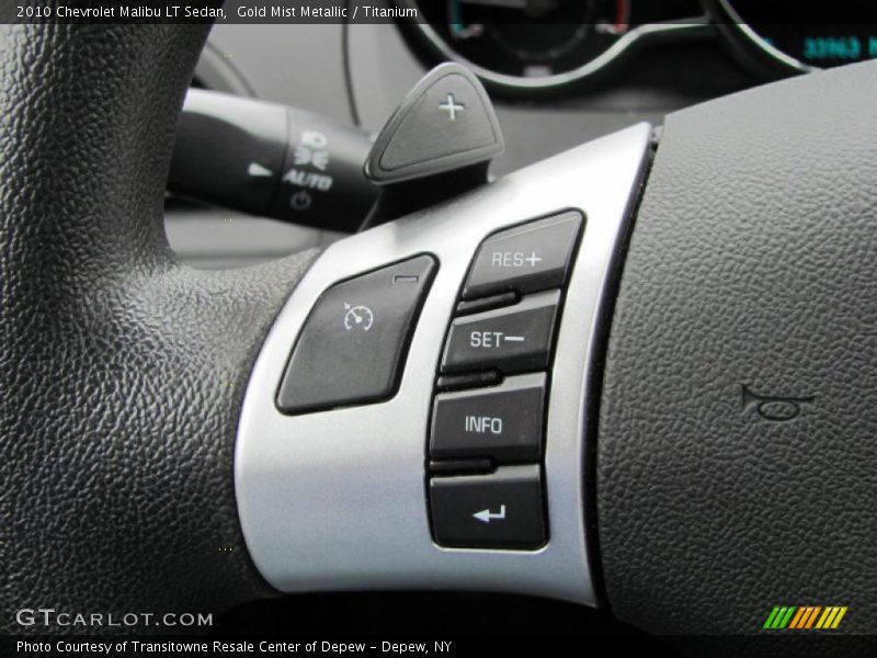 Gold Mist Metallic / Titanium 2010 Chevrolet Malibu LT Sedan