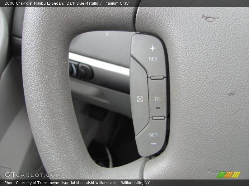 Dark Blue Metallic / Titanium Gray 2006 Chevrolet Malibu LS Sedan