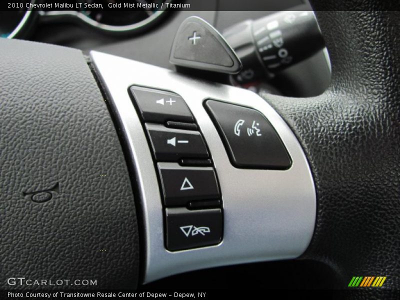 Gold Mist Metallic / Titanium 2010 Chevrolet Malibu LT Sedan