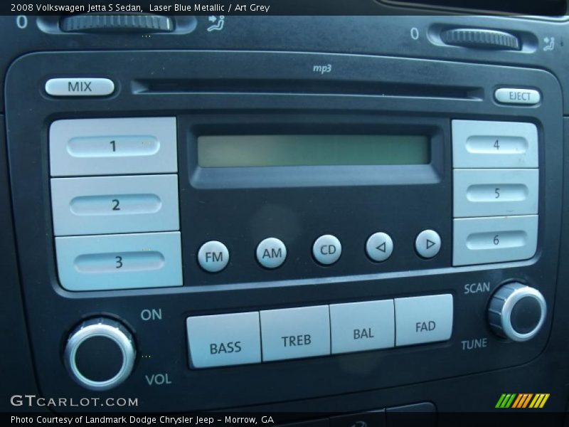 Laser Blue Metallic / Art Grey 2008 Volkswagen Jetta S Sedan