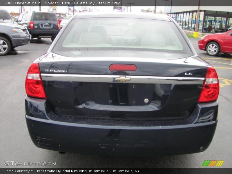 Dark Blue Metallic / Titanium Gray 2006 Chevrolet Malibu LS Sedan