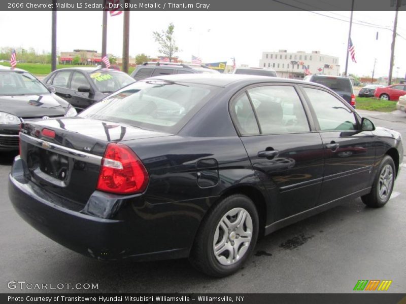 Dark Blue Metallic / Titanium Gray 2006 Chevrolet Malibu LS Sedan