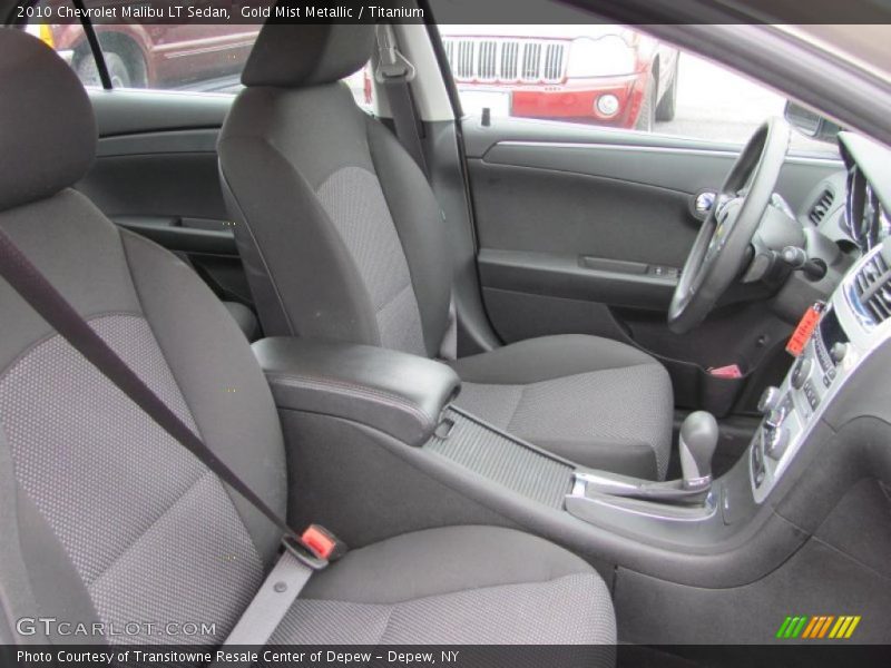 Gold Mist Metallic / Titanium 2010 Chevrolet Malibu LT Sedan