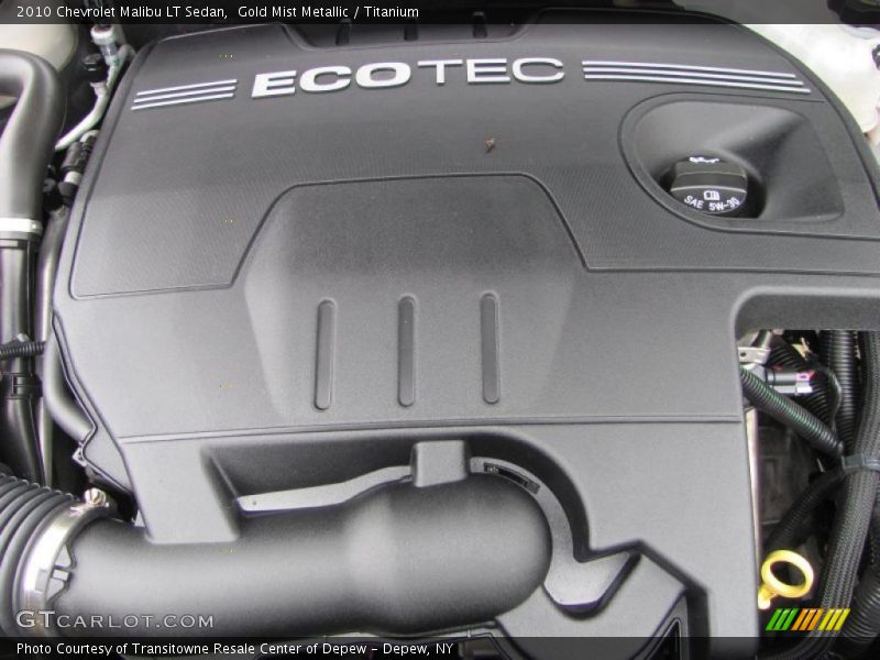 Gold Mist Metallic / Titanium 2010 Chevrolet Malibu LT Sedan