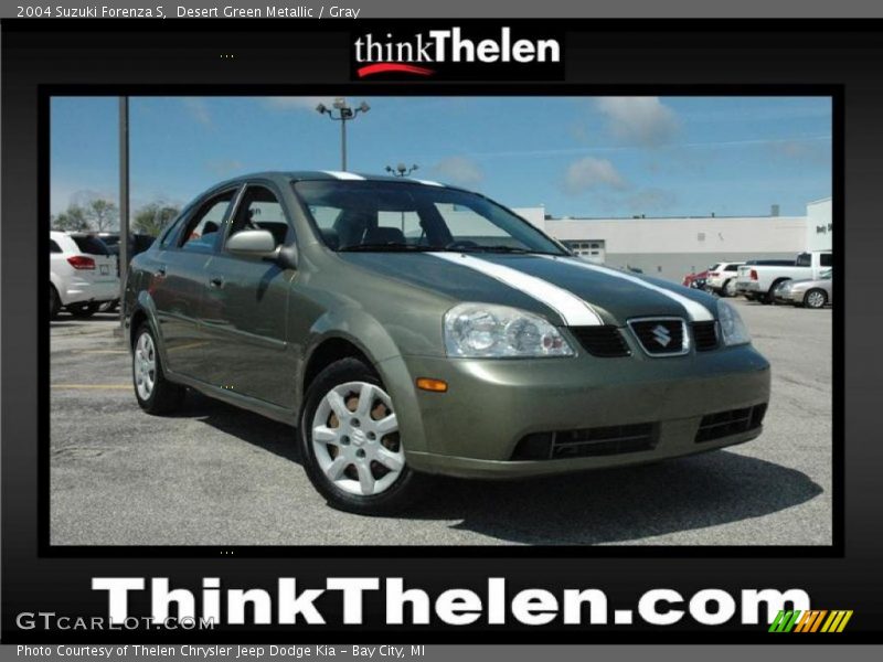 Desert Green Metallic / Gray 2004 Suzuki Forenza S