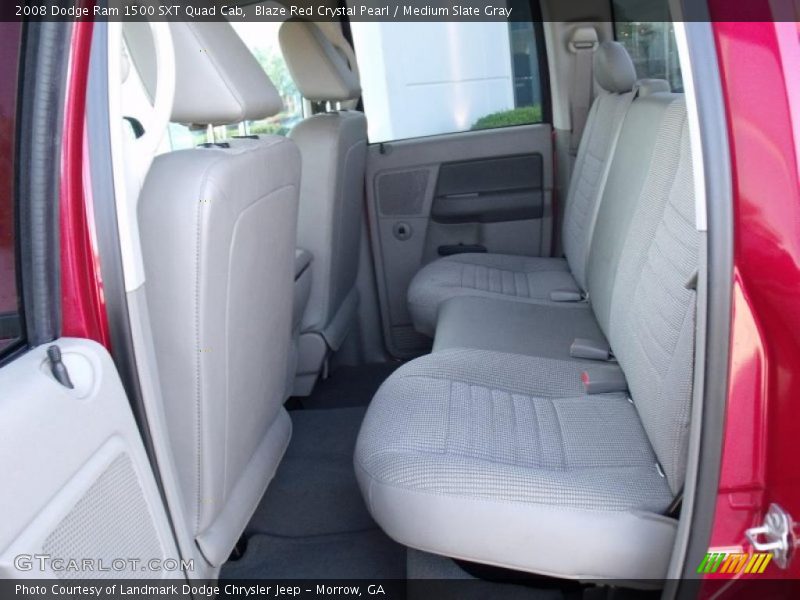 Blaze Red Crystal Pearl / Medium Slate Gray 2008 Dodge Ram 1500 SXT Quad Cab