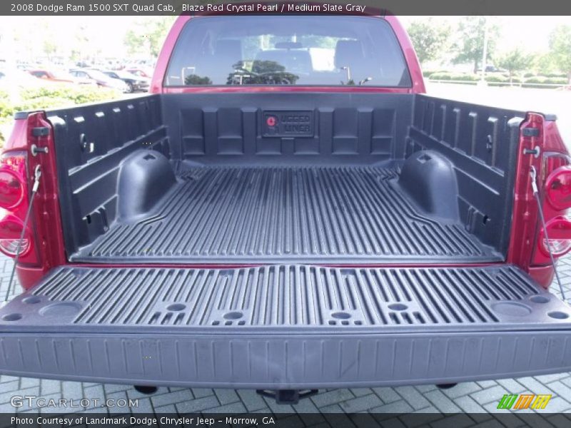 Blaze Red Crystal Pearl / Medium Slate Gray 2008 Dodge Ram 1500 SXT Quad Cab