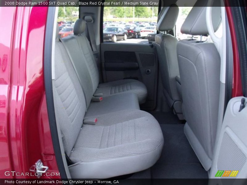 Blaze Red Crystal Pearl / Medium Slate Gray 2008 Dodge Ram 1500 SXT Quad Cab