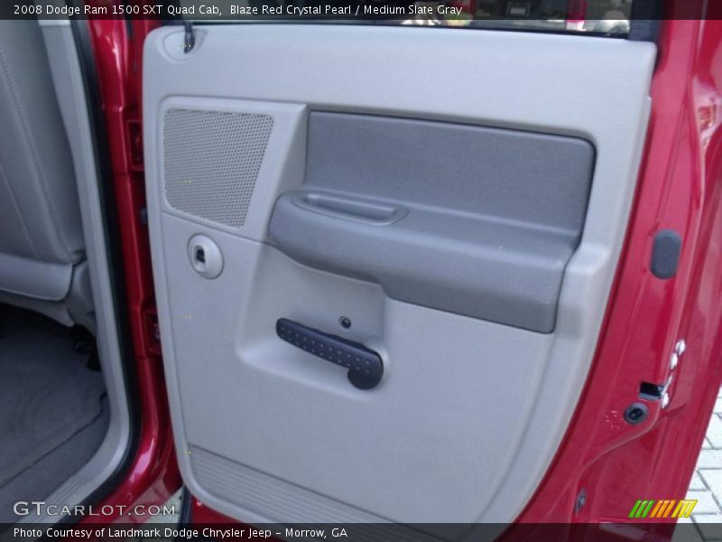 Blaze Red Crystal Pearl / Medium Slate Gray 2008 Dodge Ram 1500 SXT Quad Cab