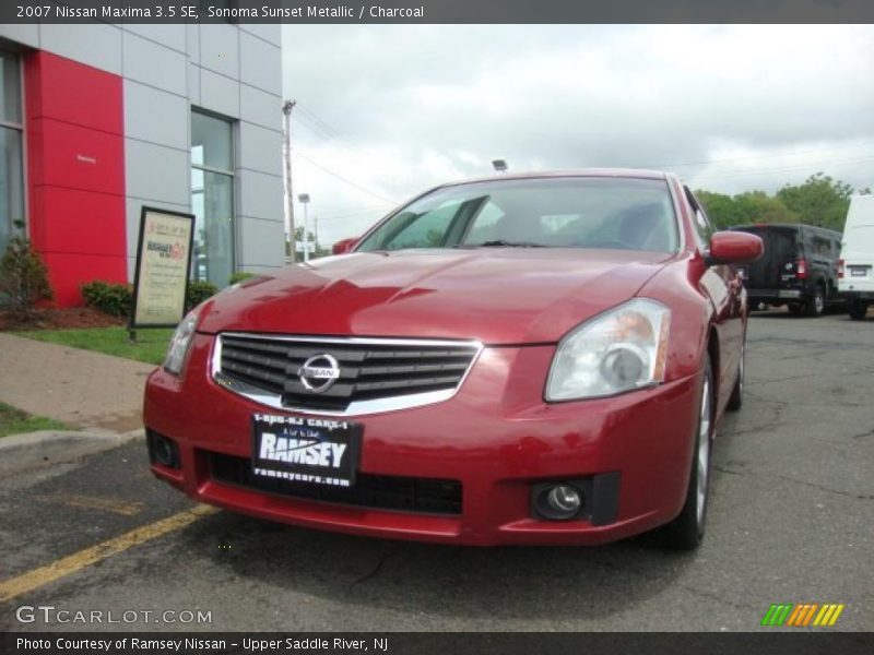 Sonoma Sunset Metallic / Charcoal 2007 Nissan Maxima 3.5 SE