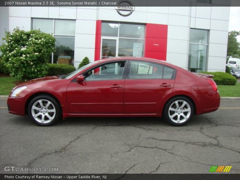 Sonoma Sunset Metallic / Charcoal 2007 Nissan Maxima 3.5 SE