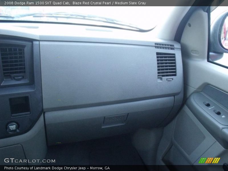 Blaze Red Crystal Pearl / Medium Slate Gray 2008 Dodge Ram 1500 SXT Quad Cab