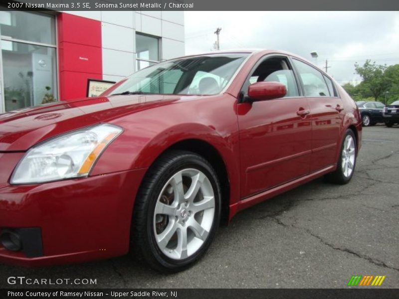 Sonoma Sunset Metallic / Charcoal 2007 Nissan Maxima 3.5 SE
