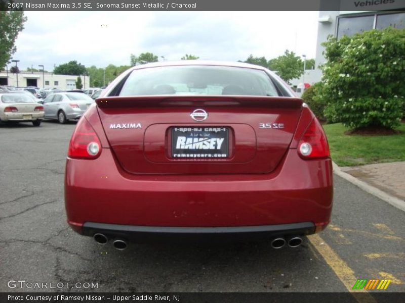 Sonoma Sunset Metallic / Charcoal 2007 Nissan Maxima 3.5 SE