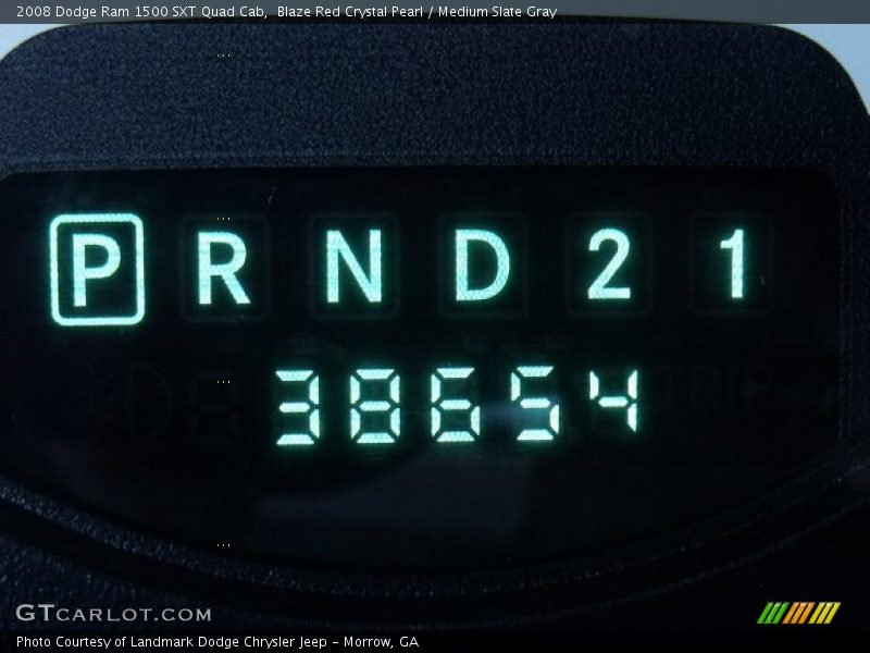 Blaze Red Crystal Pearl / Medium Slate Gray 2008 Dodge Ram 1500 SXT Quad Cab