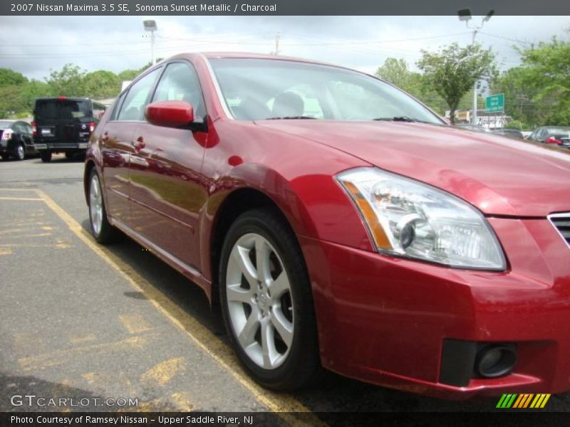 Sonoma Sunset Metallic / Charcoal 2007 Nissan Maxima 3.5 SE
