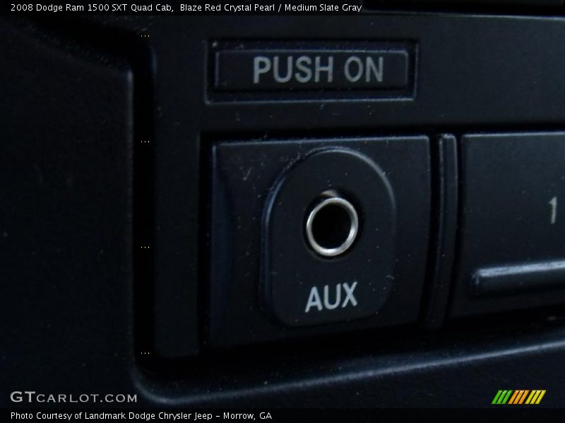 Blaze Red Crystal Pearl / Medium Slate Gray 2008 Dodge Ram 1500 SXT Quad Cab