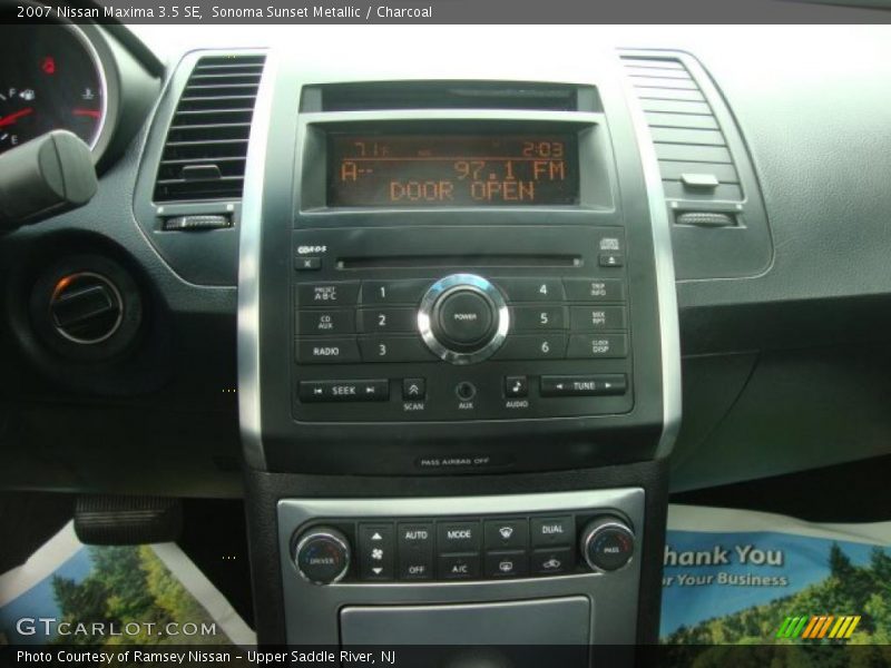 Sonoma Sunset Metallic / Charcoal 2007 Nissan Maxima 3.5 SE