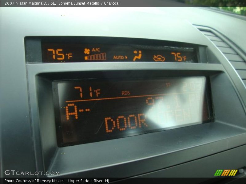 Sonoma Sunset Metallic / Charcoal 2007 Nissan Maxima 3.5 SE
