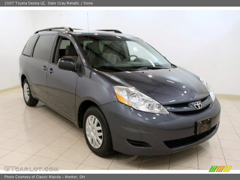 Slate Gray Metallic / Stone 2007 Toyota Sienna LE