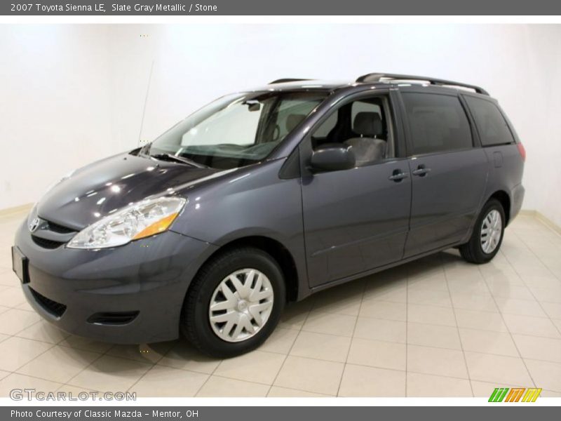 Slate Gray Metallic / Stone 2007 Toyota Sienna LE