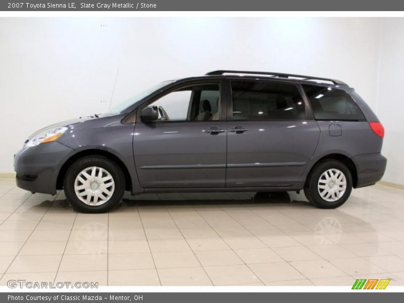 Slate Gray Metallic / Stone 2007 Toyota Sienna LE