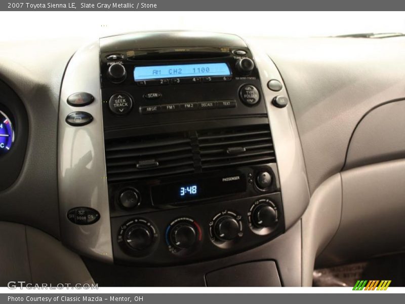 Slate Gray Metallic / Stone 2007 Toyota Sienna LE