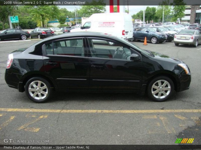 Super Black / Charcoal/Steel 2008 Nissan Sentra 2.0 S