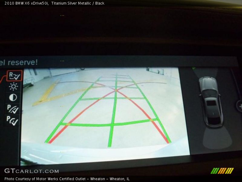 Titanium Silver Metallic / Black 2010 BMW X6 xDrive50i