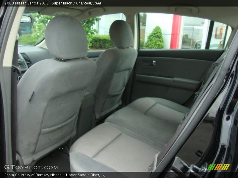 Super Black / Charcoal/Steel 2008 Nissan Sentra 2.0 S